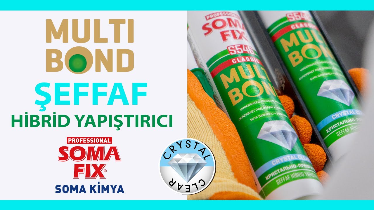 S546 SOMAFİX MULTİBOND HİBRİD YAPIŞTIRICI ŞEFFAF