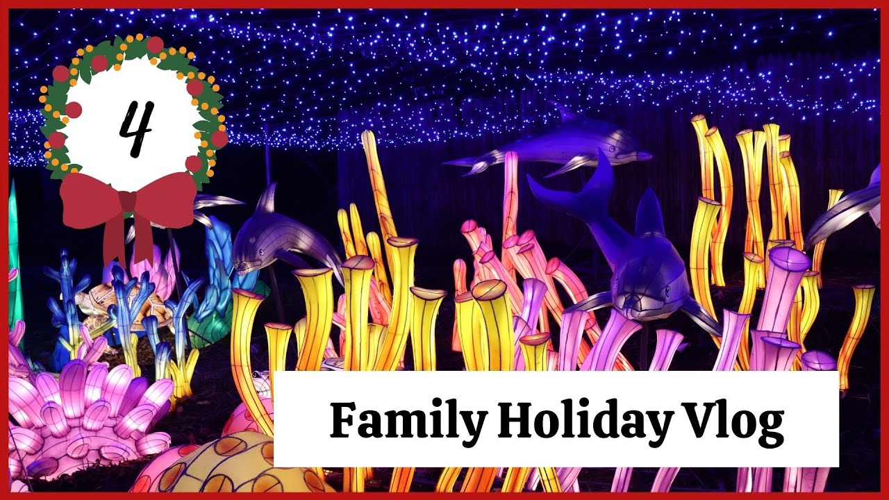 Bronx Zoo Holiday Lights Festival + 6ft Black Santa!?!!? Family day out! vlogmas 2020