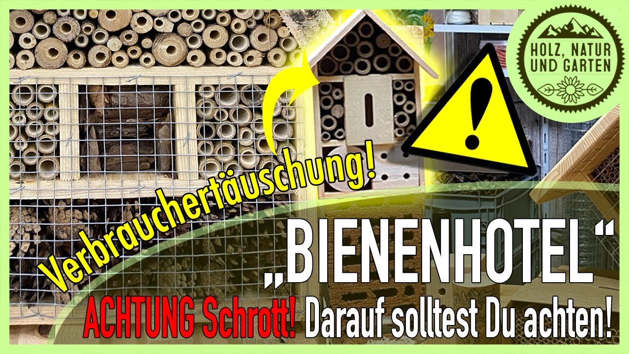 Bienenhotel oder Verbrauchertäuschung? Worauf Du bei käuflichen Modellen unbedingt achten solltest!