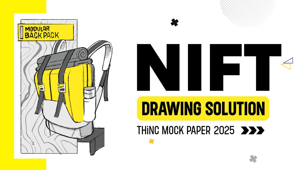 NIFT DRAWING QUESTIONS WITH SOLUTIONS | NIFT B.DES ENTRANCE EXAM PREPARATION #nift #entranceexam