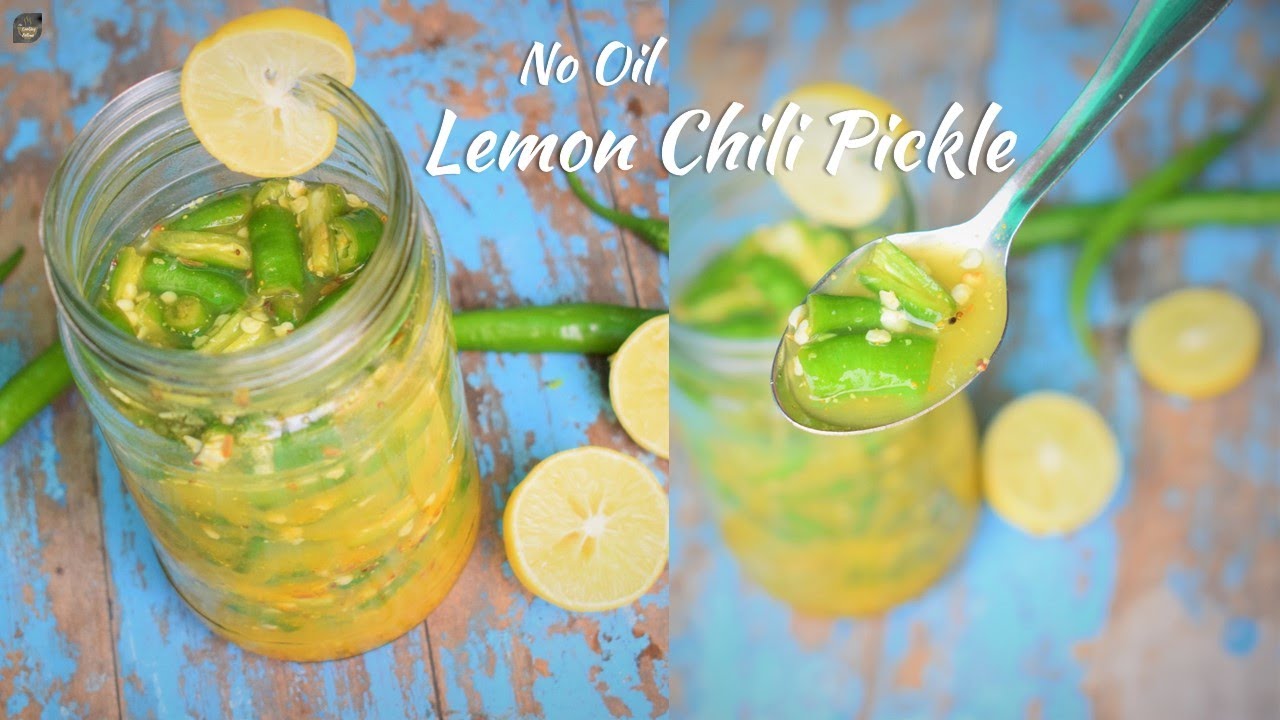 No Oil Nimbu Mirchi Achar | नींबू वाली मिर्ची | Full of Vitamin C & Antioxidants | Instant pickle