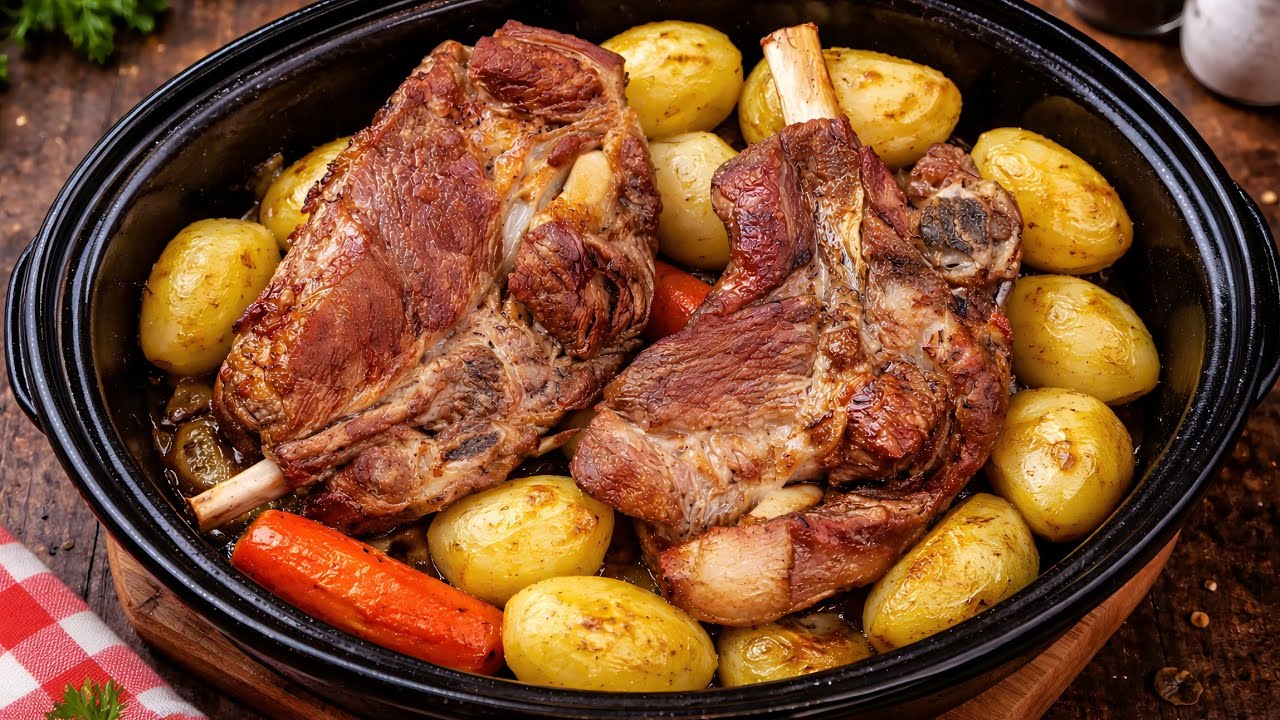 GURMANSKI RECEPT I ZA POCETNIKE-podplecka sa mladim krompirom | GOURMET RECIPE FOR BEGINNERS