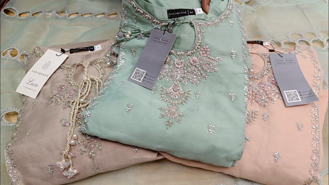 🇵🇰 SADABAHAR Luxe Viral Design Readymade Three Piece | পাকিস্তানি ব্রাইডাল ড্রেস কিনুন পাইকারি দামে