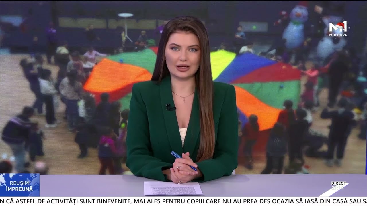 Moldova 1: O petrecere de iarnă pentru copiii care au cea mai mare nevoie