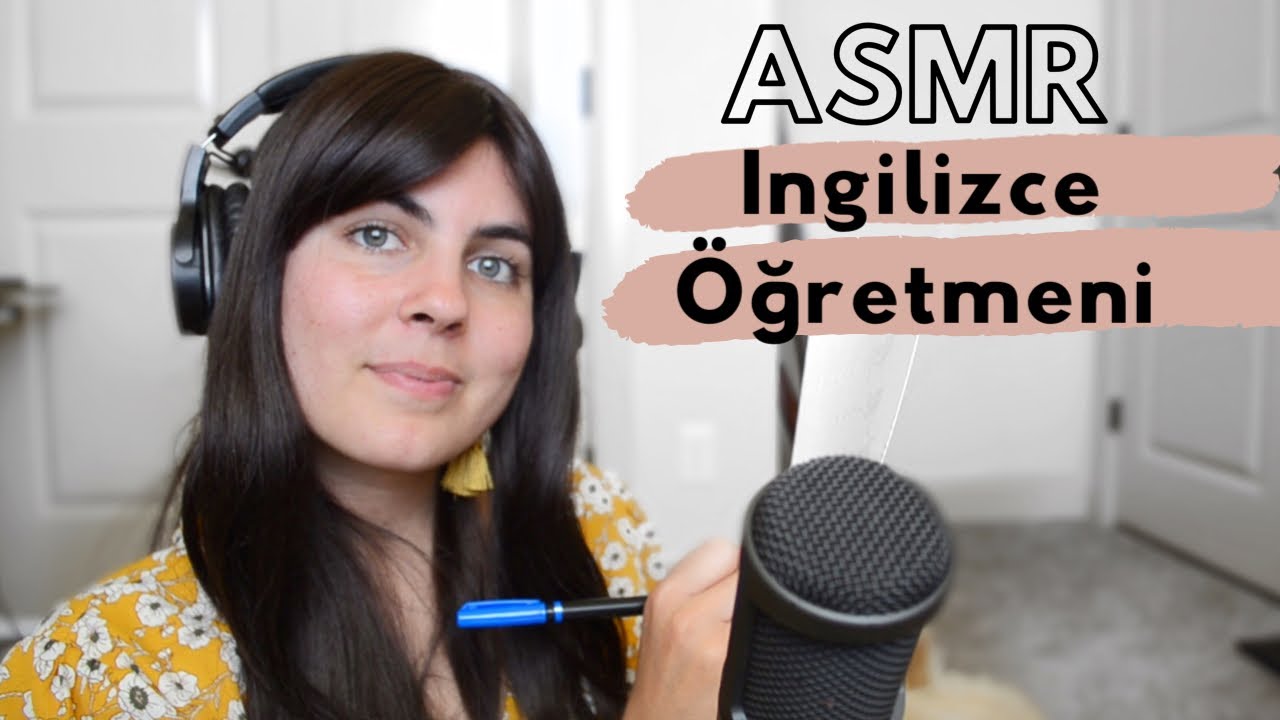 ASMR İngilizce öğretmeni - English Teacher Roleplay # 2