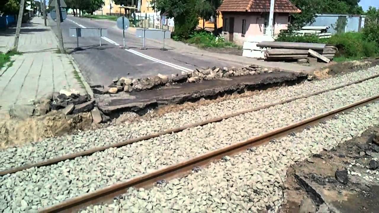 Wągrowiec. Remont przejazdu kolejowego