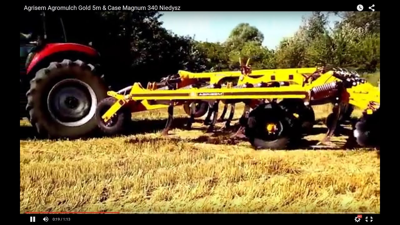 Agrisem Agromulch Gold 5m & Case Magnum 340 Niedysz
