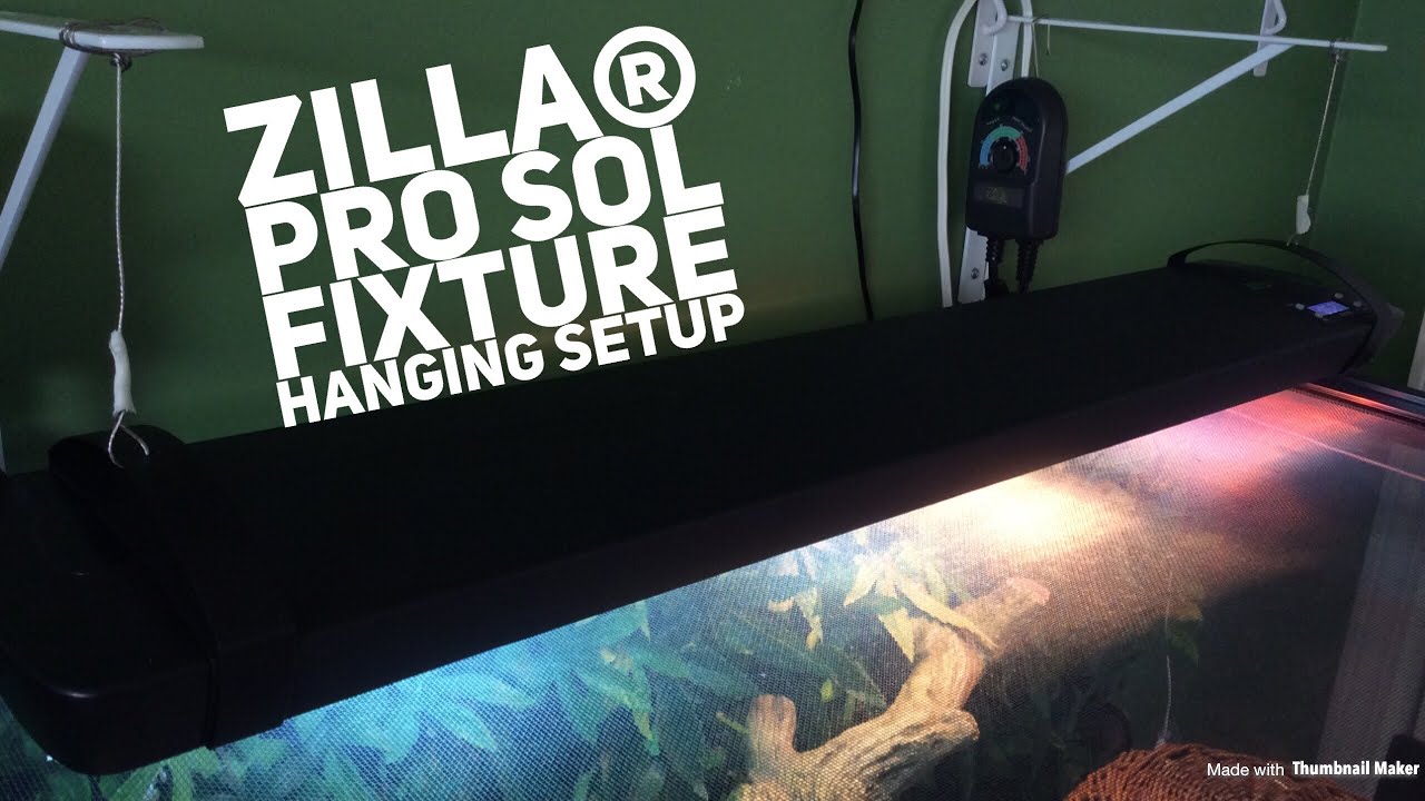 How To Setup the Zilla® Pro Sol Fixture (Hanging Setup)