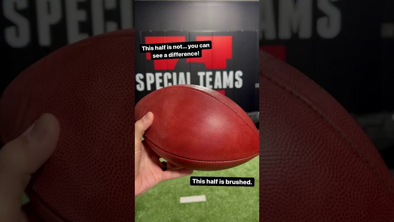 How to break in a brand new Wilson football