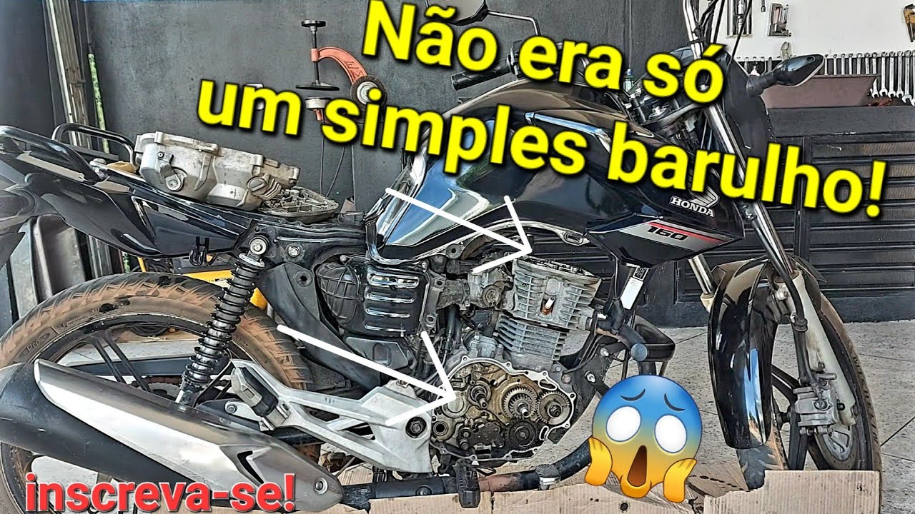 Fan160 com barulho no motor veja a surpresa Motor ruim disfarçado de bonzinho