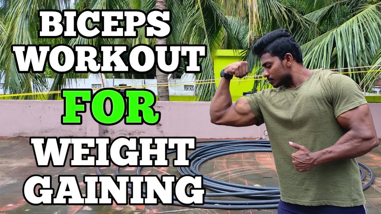 🔥BEST 💪🏻BICEPS  WORKOUT for WEIGHT GAINING|HOME WORKOUT for BICEPS with DUMBBELLS|Ajithkumar #Biceps