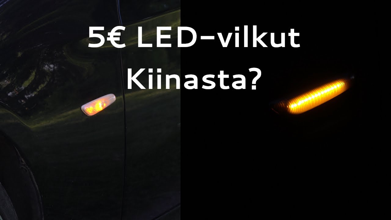 BMW:hen kiinalaiset LED vilkut – toimivatko oikeasti?