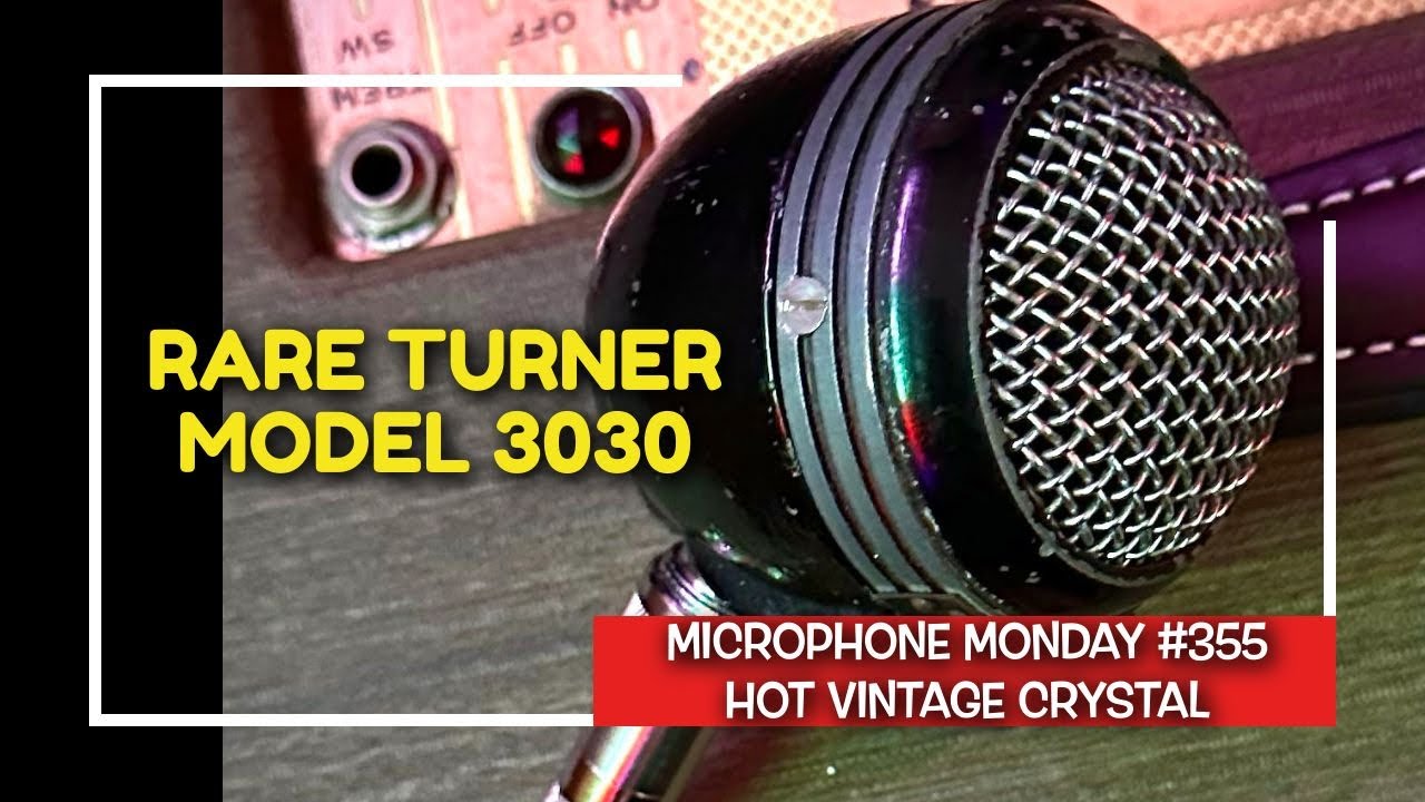 Редкий микрофон Turner! Лучший микрофон для блюзовой губной гармоники | Редкий микрофон Turner Mo...