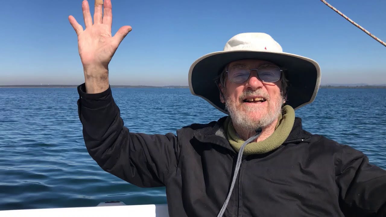 Welsford 6-metre Whaler sailing Moreton Bay with Roger