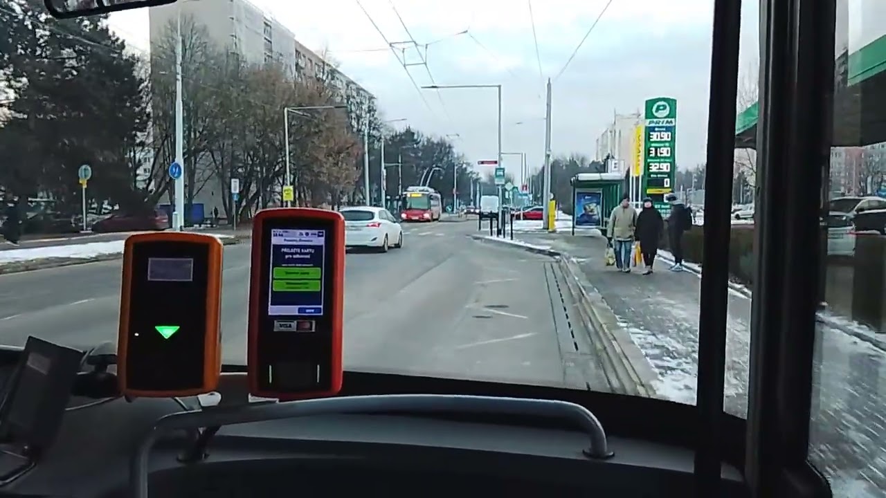 MHD Linka 906  Rosice, točna - Hlavní nádraží ev.č. 17