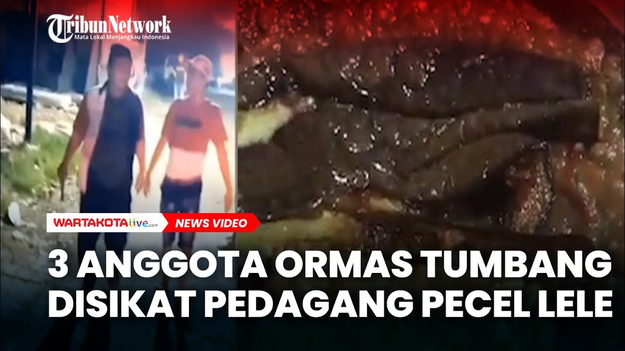 3 Anggota Ormas Tumbang Disikat Pedagang Pecel Lele Pakai Kapak