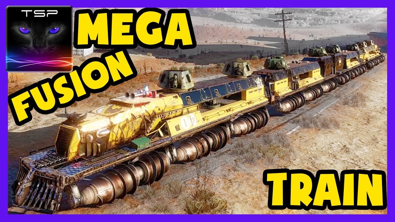 Crossout #448 ► Mad Max Style Mega Fusion FREIGHT TRAIN - Going LOCO!