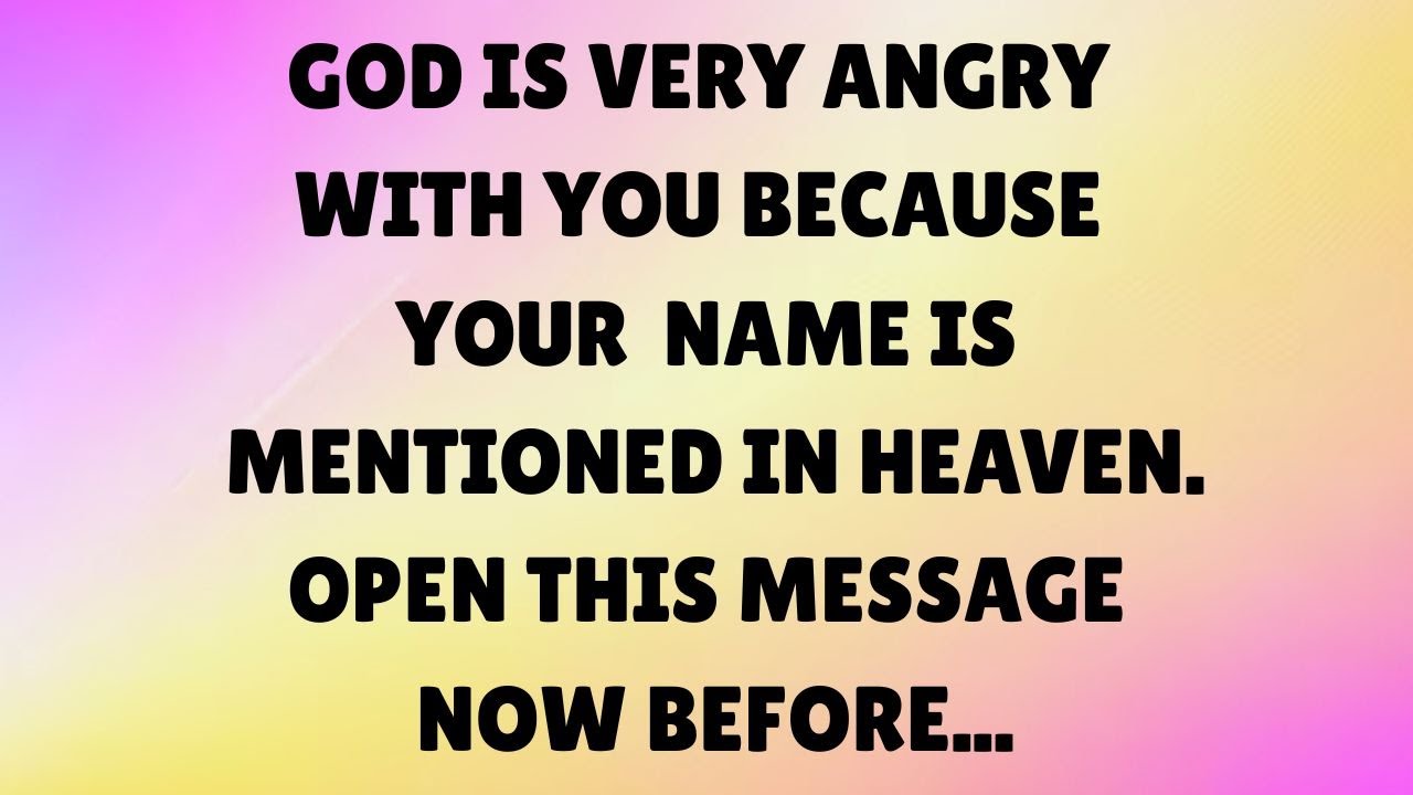 👉 GOD IS CALLING YOU — YOUR NAME HAS BEEN MENTIONED IN HEAVEN. OPEN THIS MESSAGE NOW BEFORE…