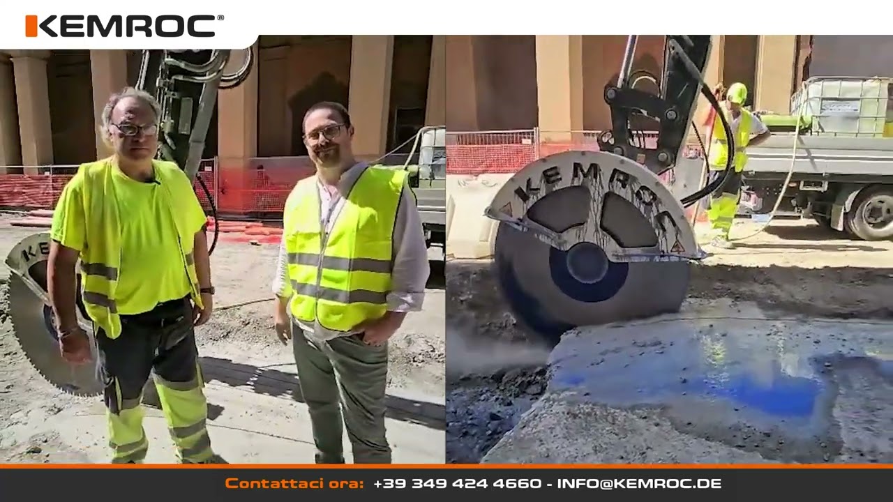 KEMROC - Applicazione attrezzature KDS ed EK nei cantieri in Italia