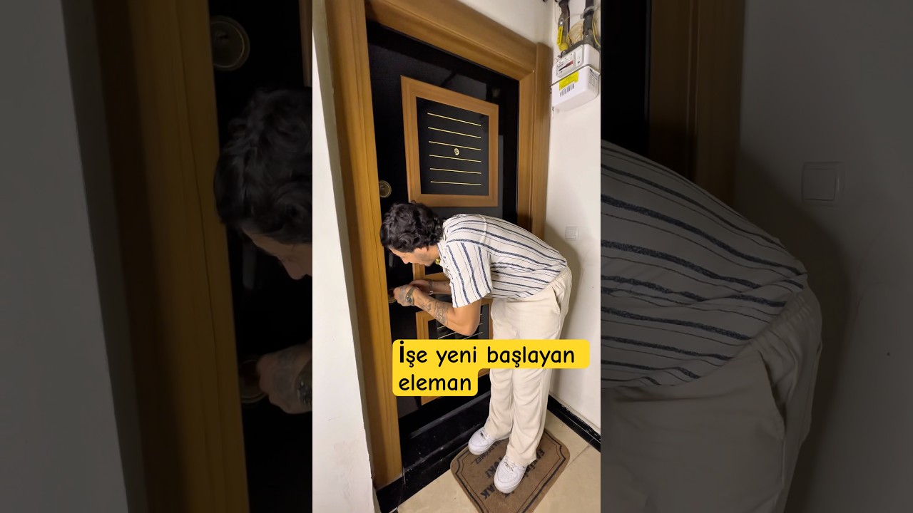 İşe yeni başlayan eleman😂