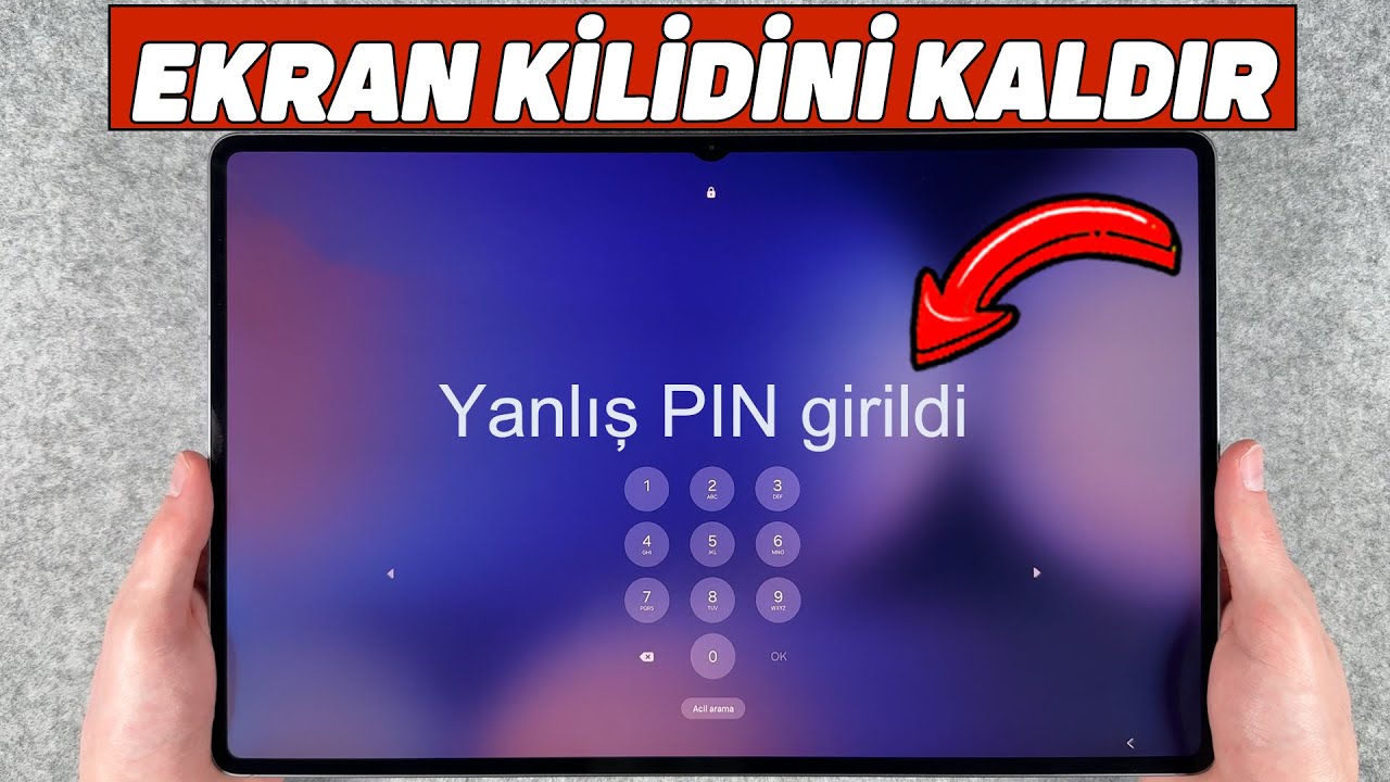 Samsung Tablet Şifresini Unuttum! Ekran Kilidi Kaldırmanın %100 Kesin Çözümü!