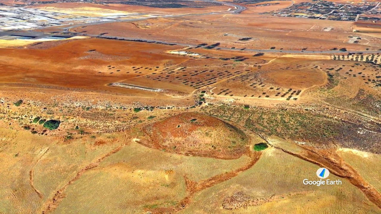 Motilla de Alcaudete en Carmona y El Viso del Alcor - Google Earth