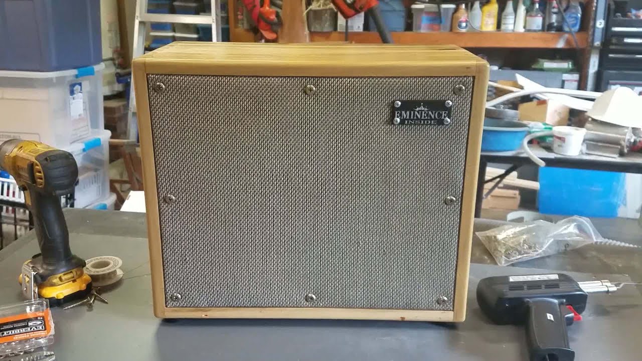 Building a 1x8 Guitar Speaker Cabinet
