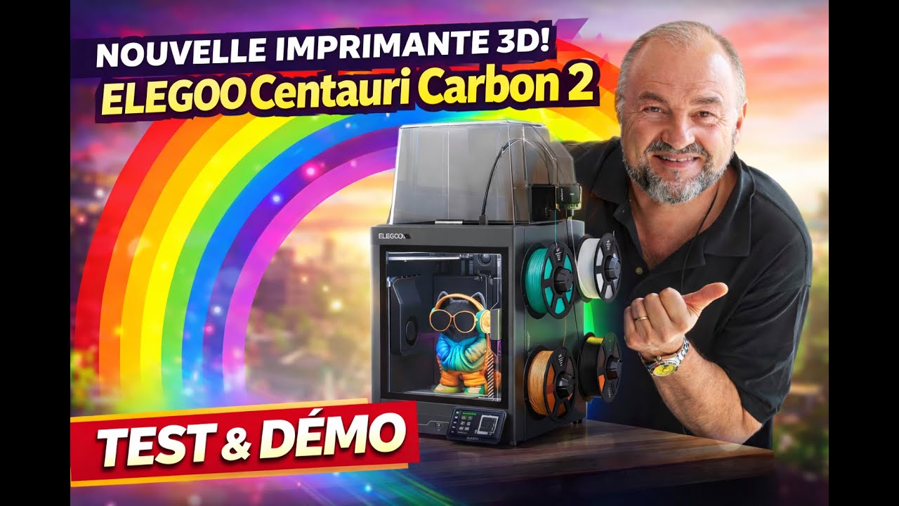 Présentation ELEGEOO CENTAURI CARBON 2