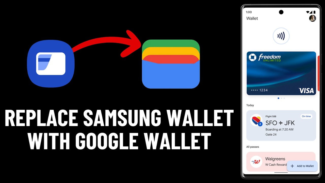 How to Replace Samsung Wallet With Google Wallet on Galaxy Phone