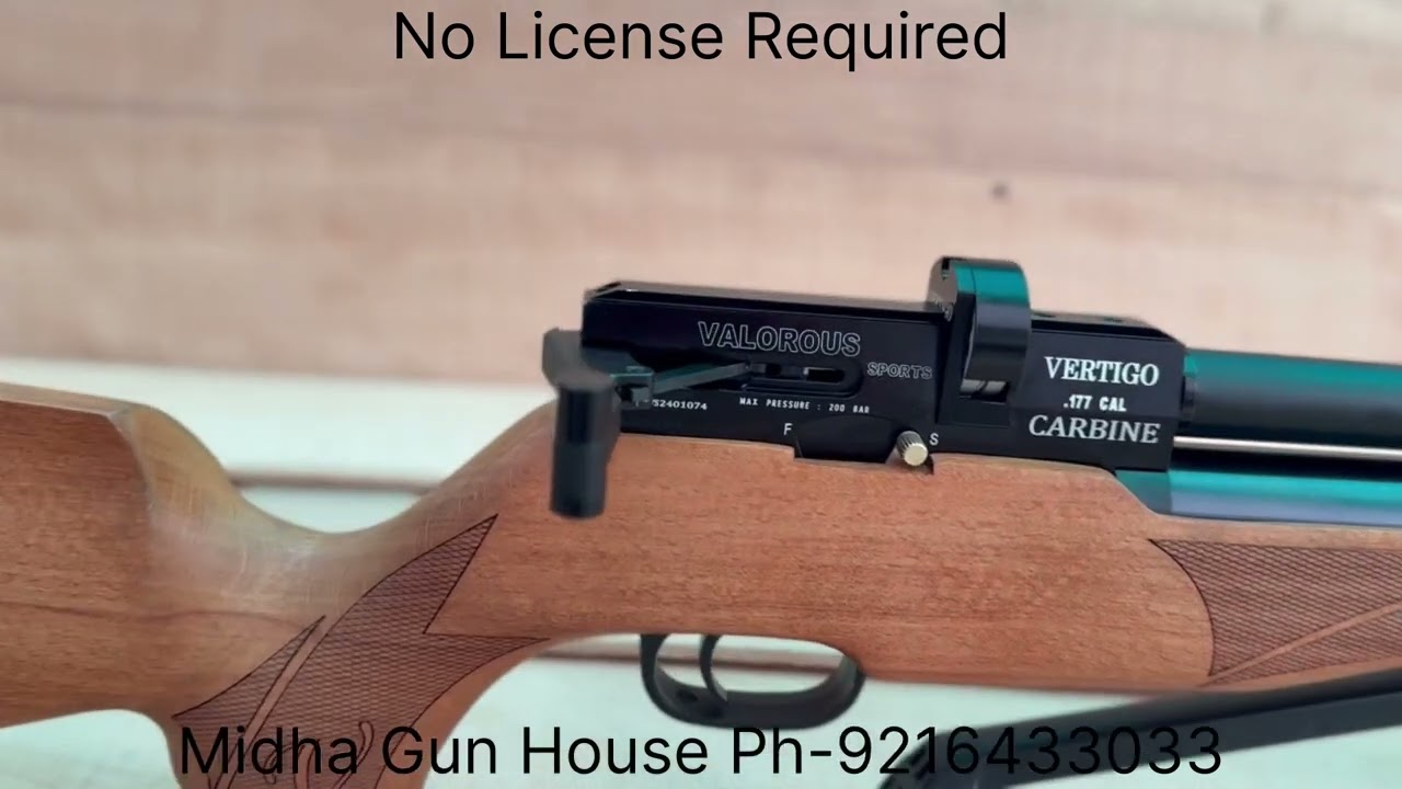 VERTIGO WOOD CARBINE SIDE LEVER .177 PCP AIR RIFLE @MidhaGunHouse #subscribers #highlights #trending