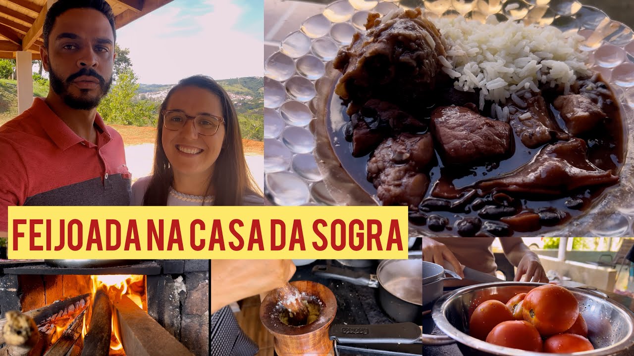 FEIJOADA MARAVILHOSA na casa sogra
