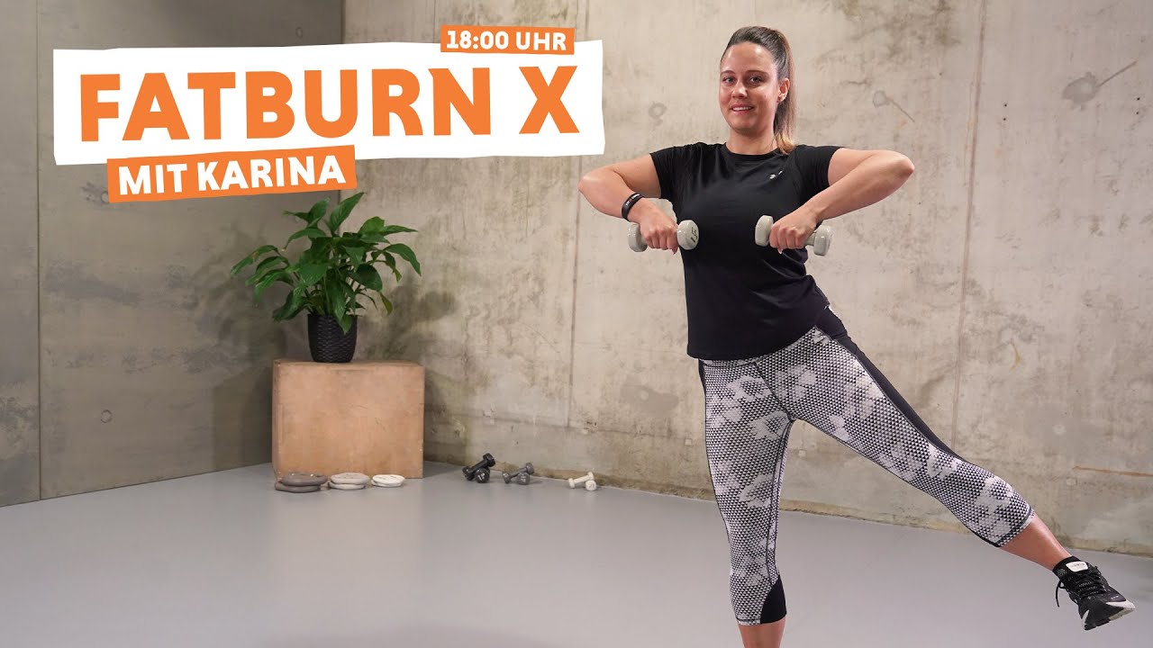 fatburn x mit Karina | FitX-Kurse für zu Hause | classx at home