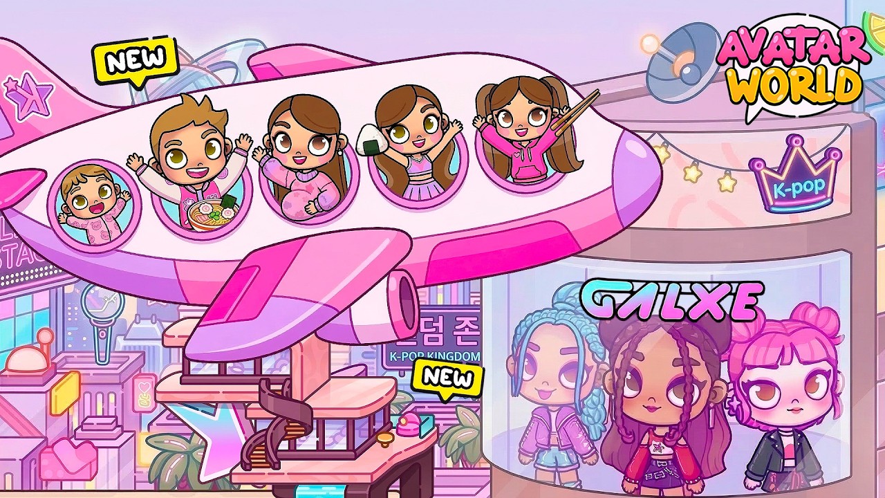 VIAJE EMBARAZADA Y CON NIÑOS a GALXE ✈️💫 ¿NOS MUDAMOS? en Avatar World