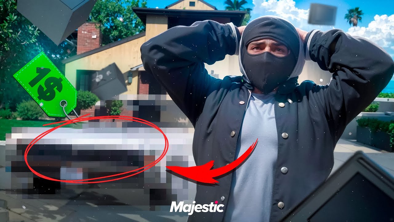 ГРАБЛЮ ДОМА НА САМОЙ ДЕШЕВОЙ МАШИНЕ в Majestic RP! | ПУТЬ ДО 1МЛН на ОГРАБЛЕНИИ ДОМОВ.