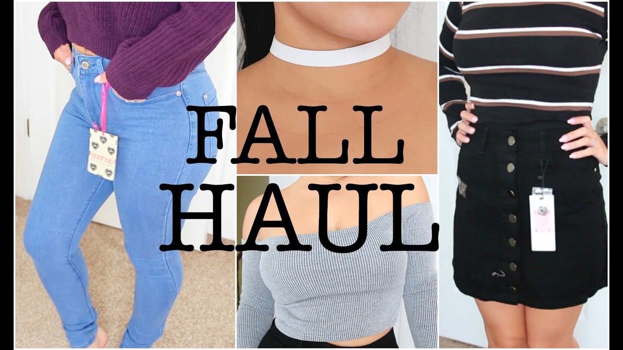 HUGE FALL TRY ON CLOTHING HAUL | Featuring: BOOHOO | JuicyJas
