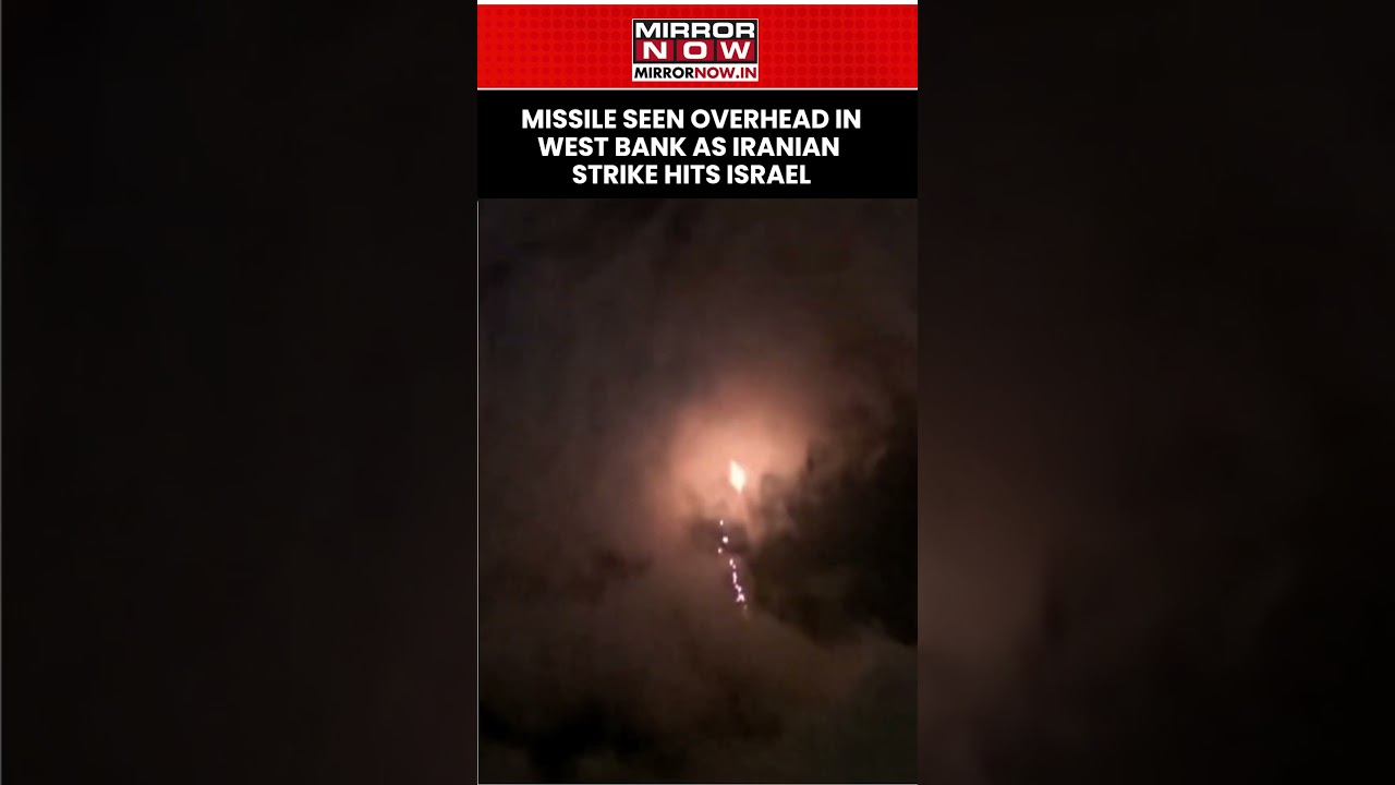 Iran Missiles Over Israel: Sirens Blare Across West Bank Amid Escalating Conflict | Watch #shorts