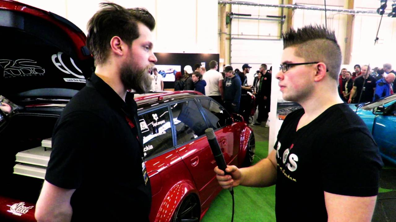 Rides Of Sweden interviews Andreas at Elmia [widebody Audi A4]