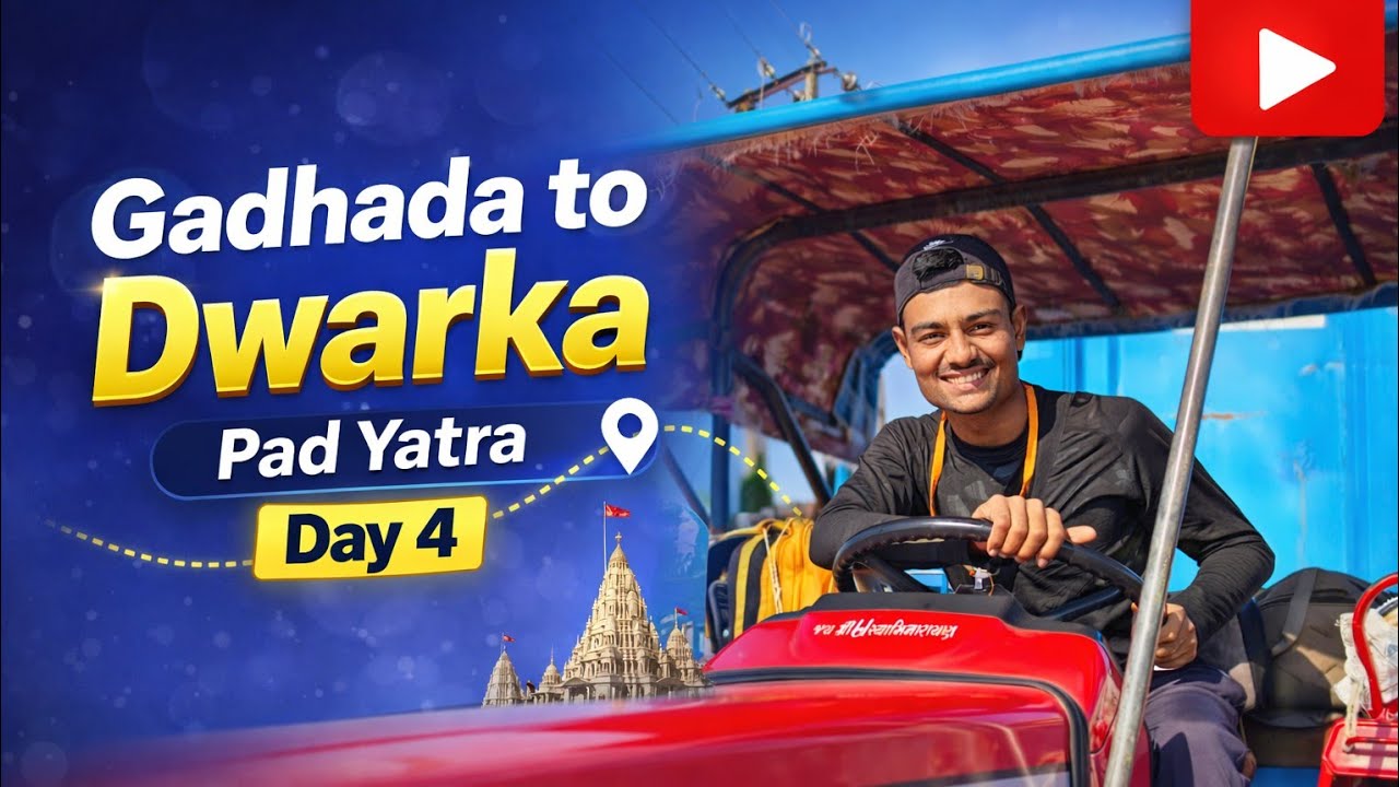 Gadhada to Dwarka Pad Yatra Day 4