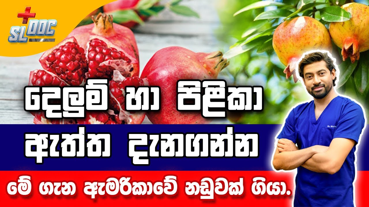 දෙලුම් හා පිළිකා / ඇත්ත දැනගන්න/ SLDOC / sinhala/ Dr. Iranga #pomegranate #cancer