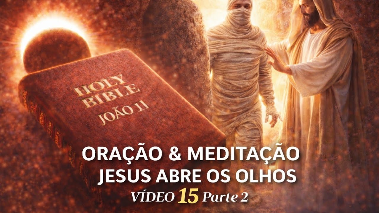 ✨🔥 Oração & Meditação TERAPÊUTICA Diária ✨🔥 João 11 Quando Tudo Cheira Mal, Deus Ainda Ressuscita 🙌📖