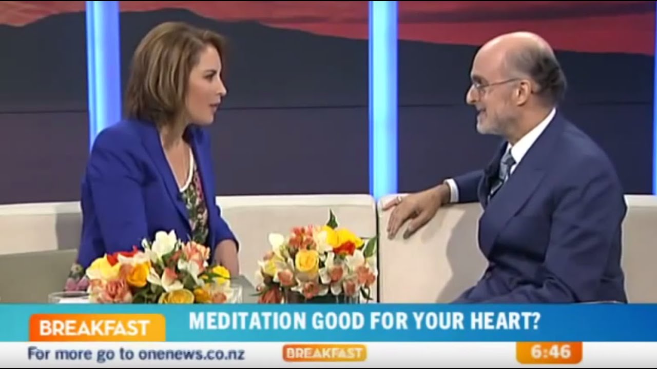 Dr  Robert Schneider on MIND BODY HEART tour  TV talk show in New Zealand