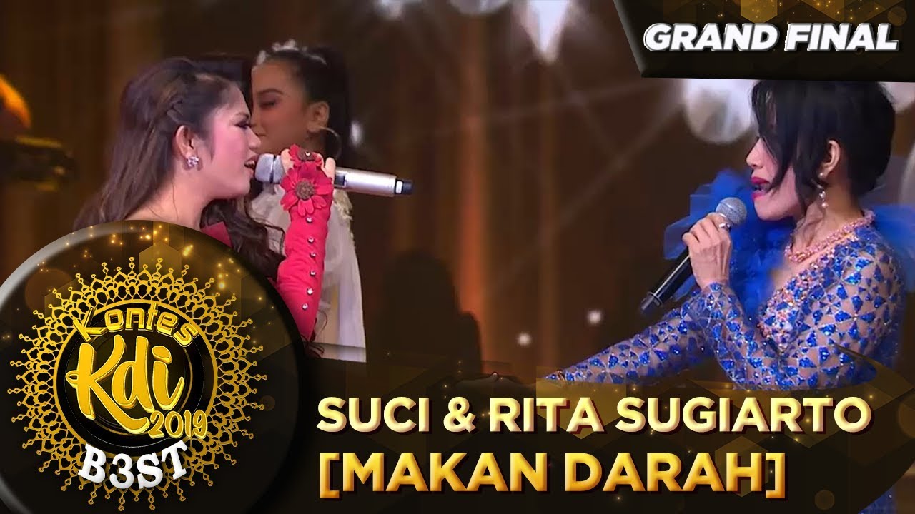 ENERJIK! SUCI FT  RITA SUGIARTO [MAKAN DARAH] - Grand Final KDI 2019 (18/10)