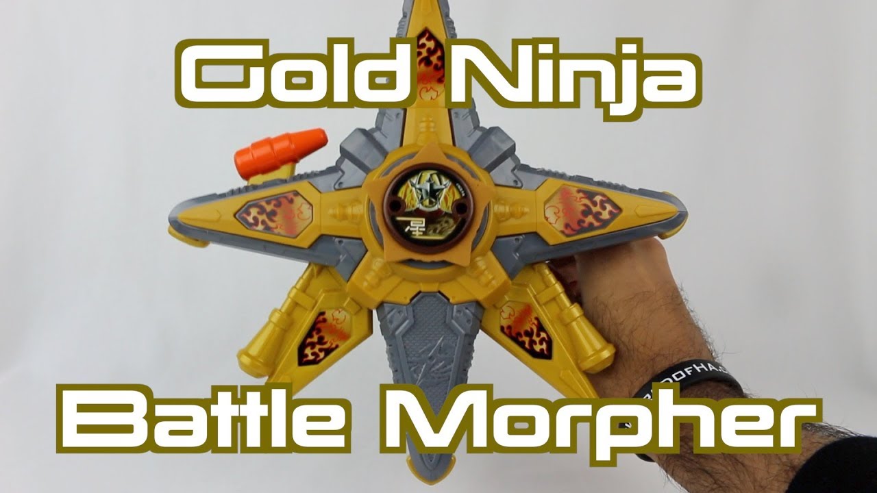 Gold Ninja Battle Morpher Review [Power Rangers Ninja Steel]
