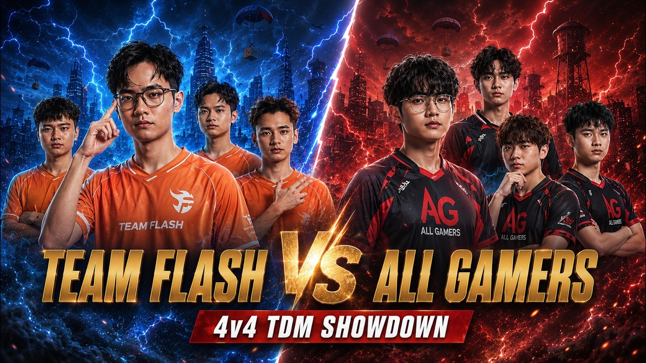 Team Flash🇻🇳 vs AG🇨🇳 4v4 Team Battle🔥🤯 Training For PMWC 2026🔥