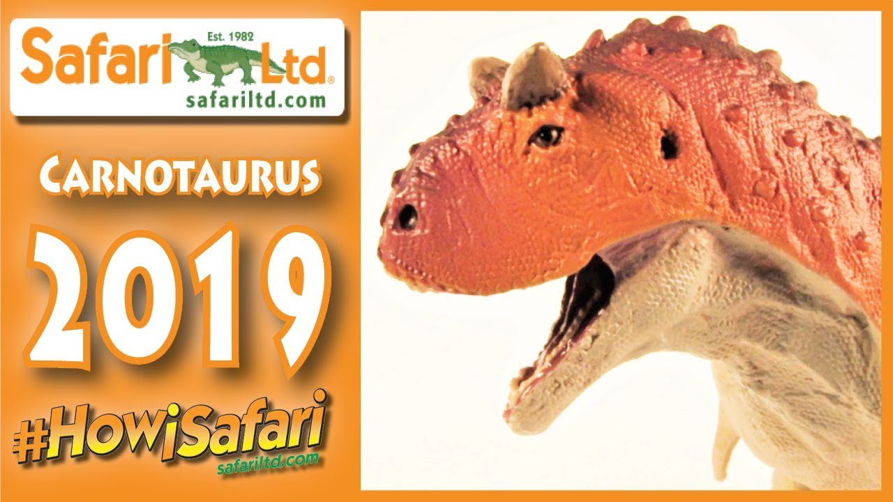 Safari Ltd. 2019 Carnotaurus || #HowiSafari NEW Dinosaur Figure Review!