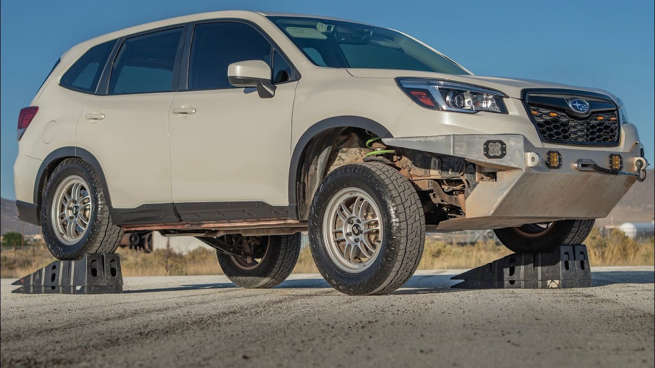 Epic Subaru Suspension Articulation