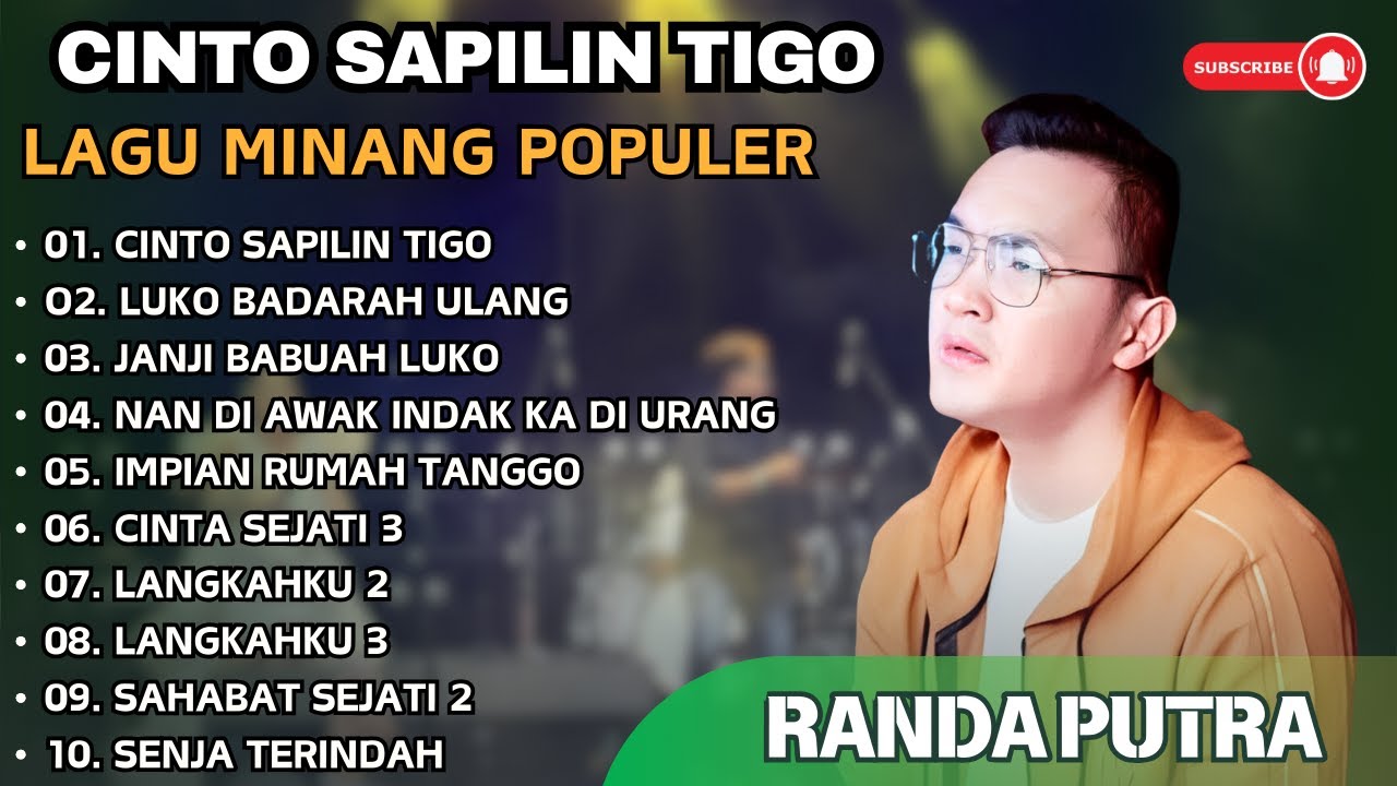 RANDA PUTRA - CINTO SAPILIN TIGO - LUKO BADARAH ULANG || LAGU POP MINANG TERPOPULER 2024