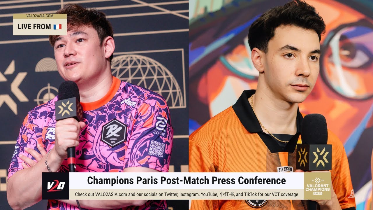 [PRX & FNC] Post-Match Press Conference at VCT Champions Paris 2025
