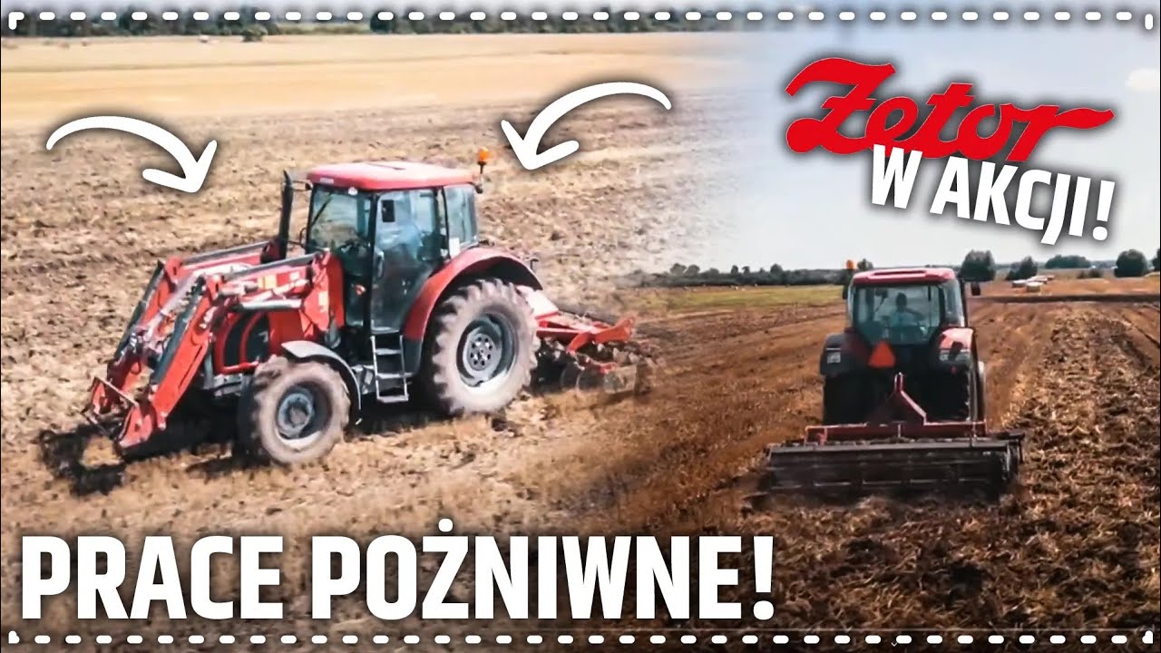 Zrywanie Ścierniska☆Prace Pożniwne☆Zetor 9641