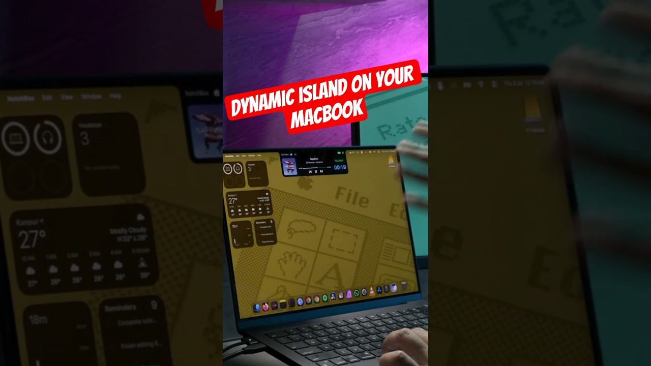 This free app adds Dynamic Island to your Mac!